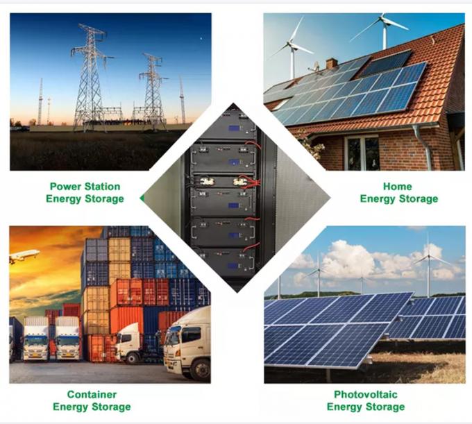 48V 100h Lifepo4 19 RACK ESS Batería industrial de litio Sistema de almacenamiento de energía para telecomunicaciones 4