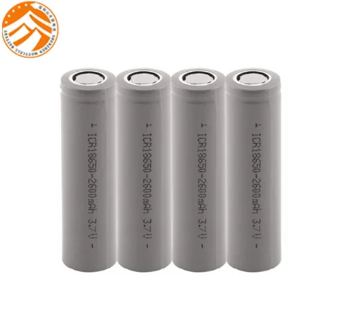 IEC 62133 Batería de litio de alta temperatura de iones de litio de cilindro 18650 3.7v 2600mah 5