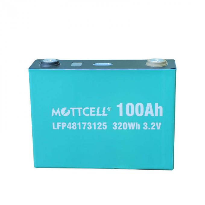3.2V 100Ah LiFePO4 Celdas de batería para almacenamiento de energía Recarga de la batería 3000 ciclos 0