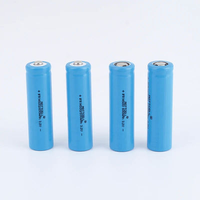 14500 3.2V Batería de litio de cilindro recargable AA Tamaño 600mAh 500mAh