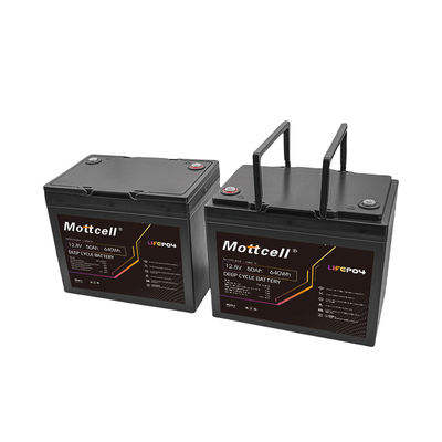 IP67 Protegido 50A 12V Lifepo4 Batería M8 Terminal 640Wh Capacidad / 3000-5000 Duración del ciclo