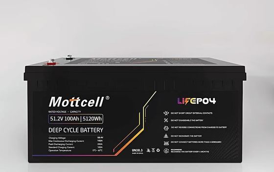 LiFePO4 Batería de litio industrial 48V 100Ah para carretillas elevadoras eléctricas y energía solar