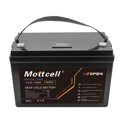 LiFePO4 Batería de ion-litio-fosfato 12V 24V 100h 200h Energía solar