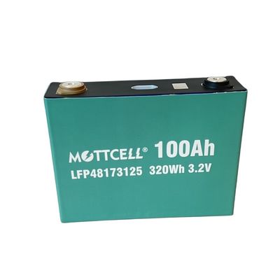 3.2V 100Ah LiFePO4 Celdas de batería para almacenamiento de energía Recarga de la batería 3000 ciclos