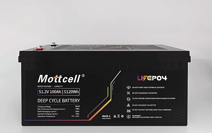 LiFePO4 Batería de litio industrial 48V 100Ah para carretillas elevadoras eléctricas y energía solar 3